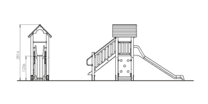 7-A4-MIDDLE House with slide