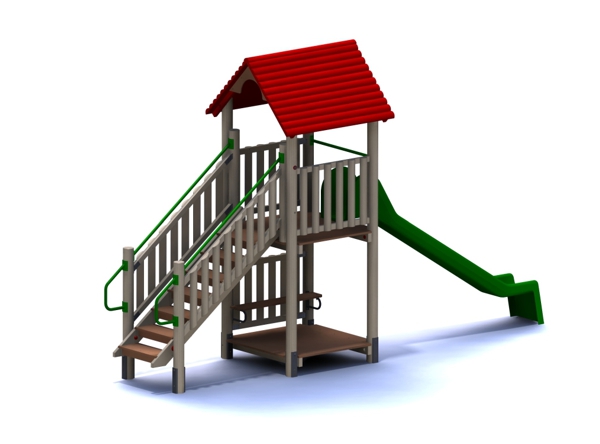 7-1-BIG House with slide