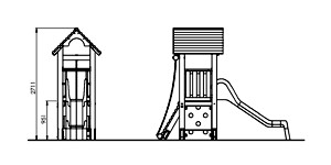 7-R-MIDI House with slide