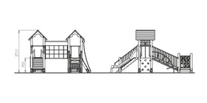 Detské ihriská, 122-27-MIDI Kombinovaná zostava